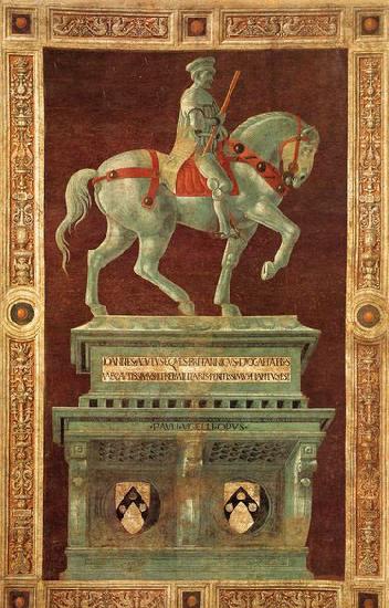 UCCELLO, Paolo Funerary Monument to Sir John Hawkwood Germany oil painting art